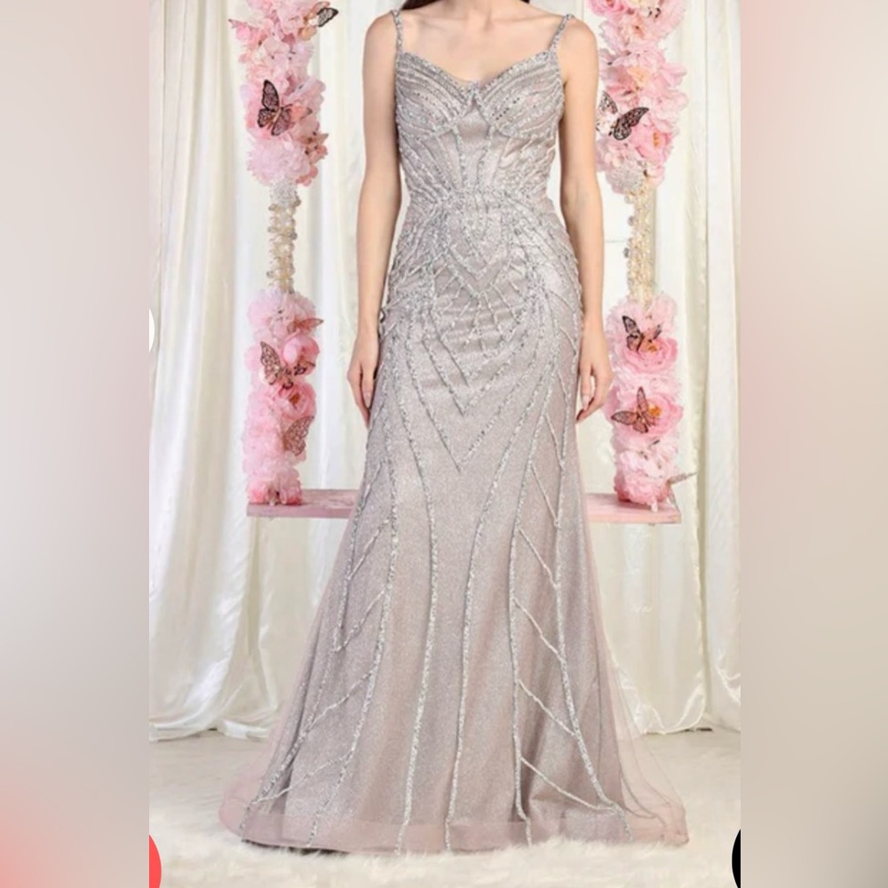 Royal Queen Elegant Mocha Dress